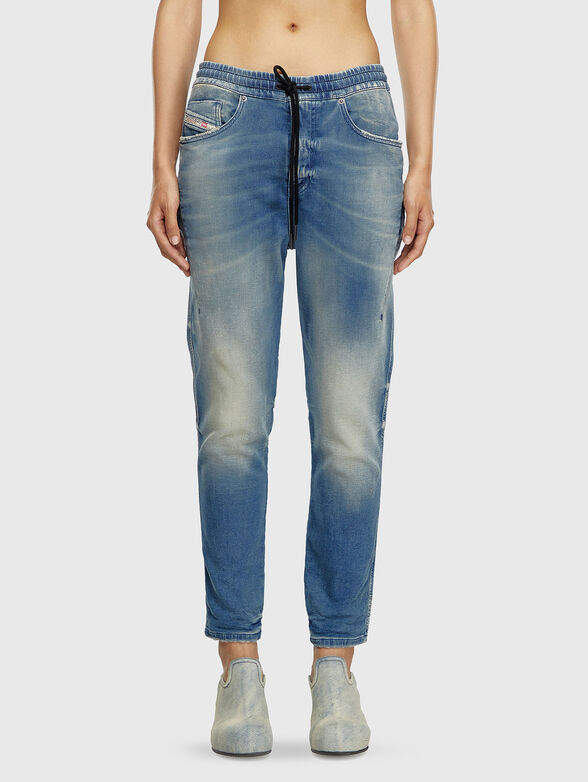 2041 D-FAYZA JOGG blue jeans with elastic waist - 1