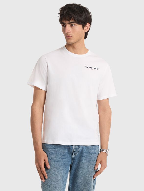 T-shirt with contrasting print - 1