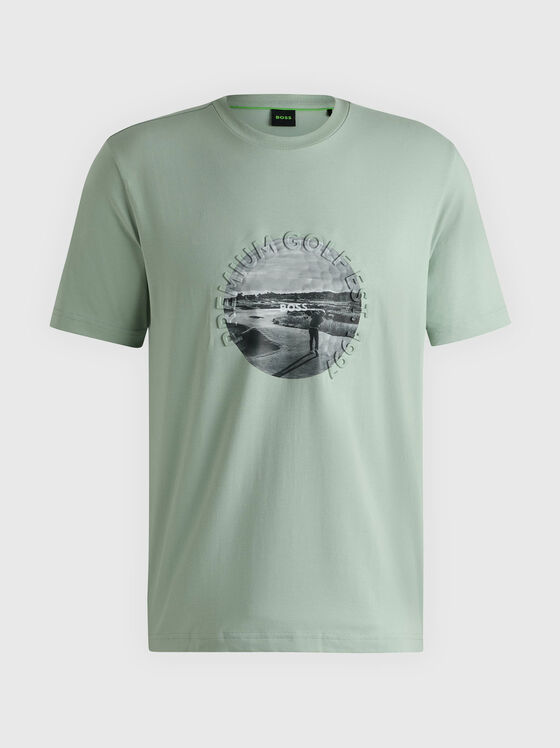 Cotton T-shirt with print - 1