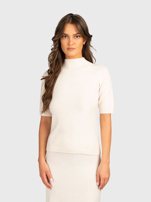 Short sleeve sweater