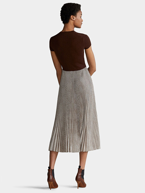 Plaid pleated dress - 2