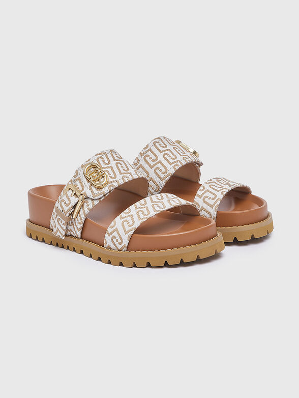 LIVIA 02 sandals with monogram print - 2