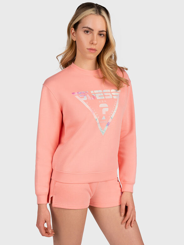 EMELY sweatshirt with multicolor logo print - 1
