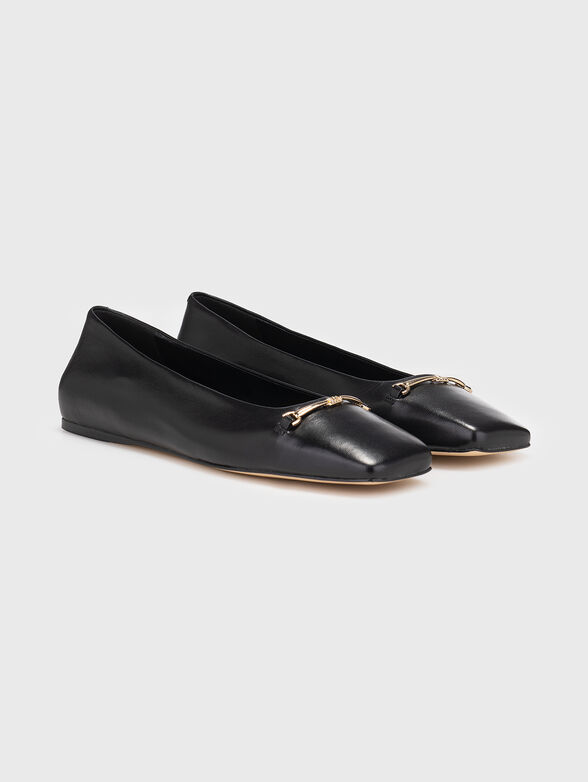 LENA ballet flats with logo - 2