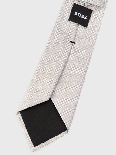 Silk printed tie and handkerchief set - 3