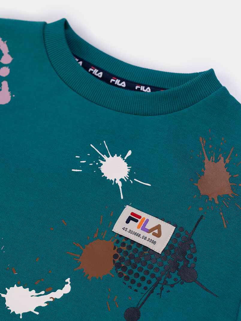 TILBURG sweatshirt with colorful print - 3