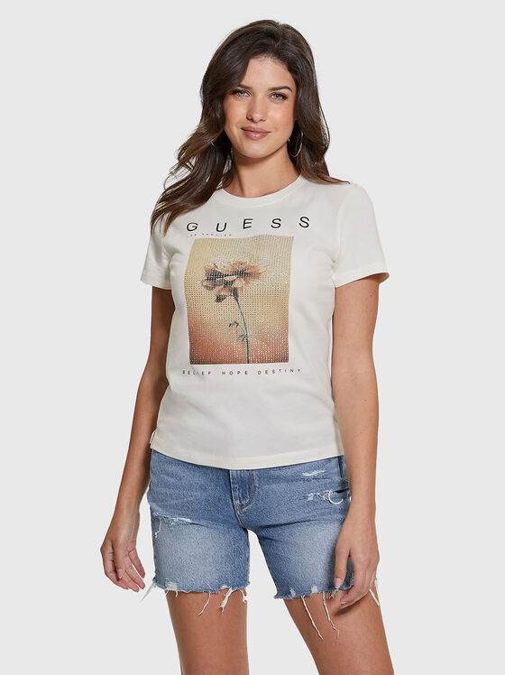 PICTURED STRASS T-shirt - 1