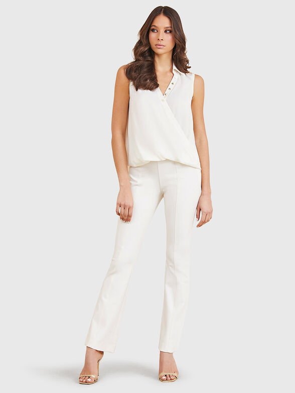 SVEVA top with accent buttons - 4