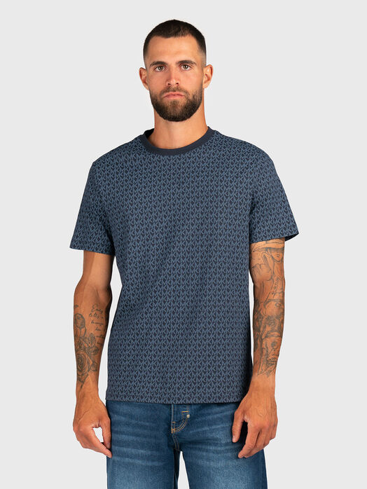 Cotton T-shirt with monogram logo print