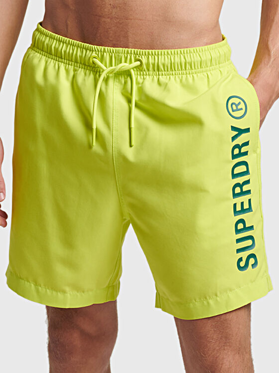 CORE SPORT beach shorts with logo accent - 1