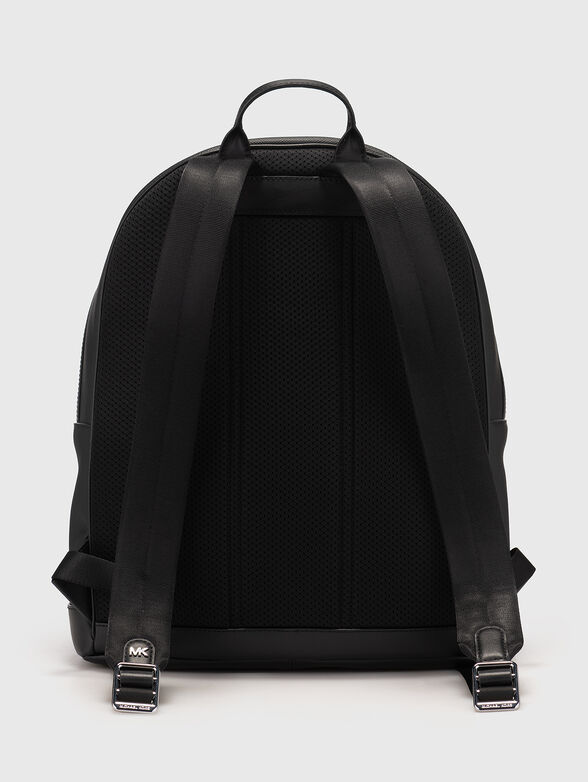 Leather backpack with logo - 2