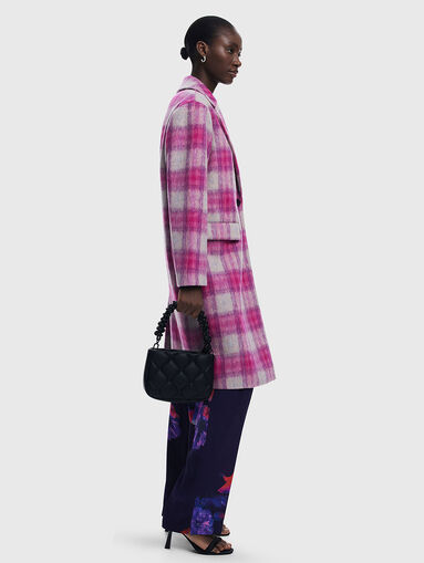 Checked coat - 4