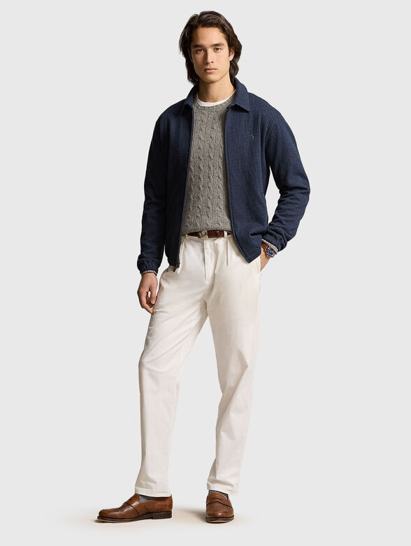 Dark blue vest with zip - 2