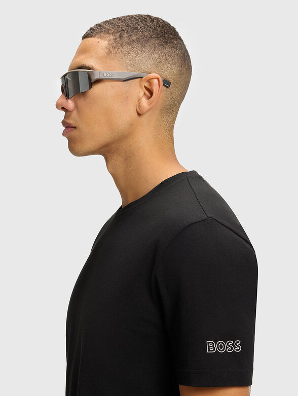 Cotton T-shirt with logo detail - 4