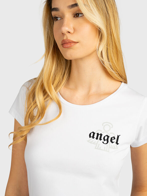 GMTSL057 T-shirt with contrasting print  - 4