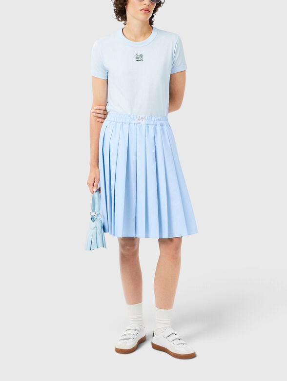 Pleated midi skirt - 4