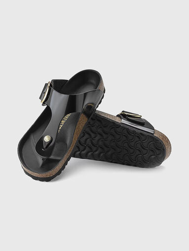 GIZEH genuine leather slippers - 4