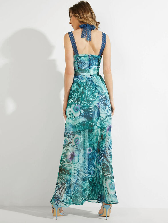 CHRISSY maxi dress with lace straps - 2