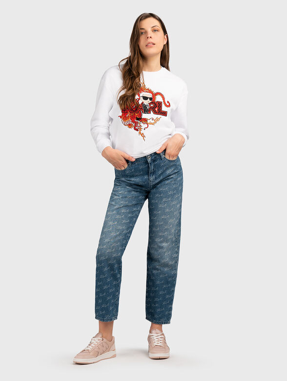 Sweatshirt with embroidery - 2