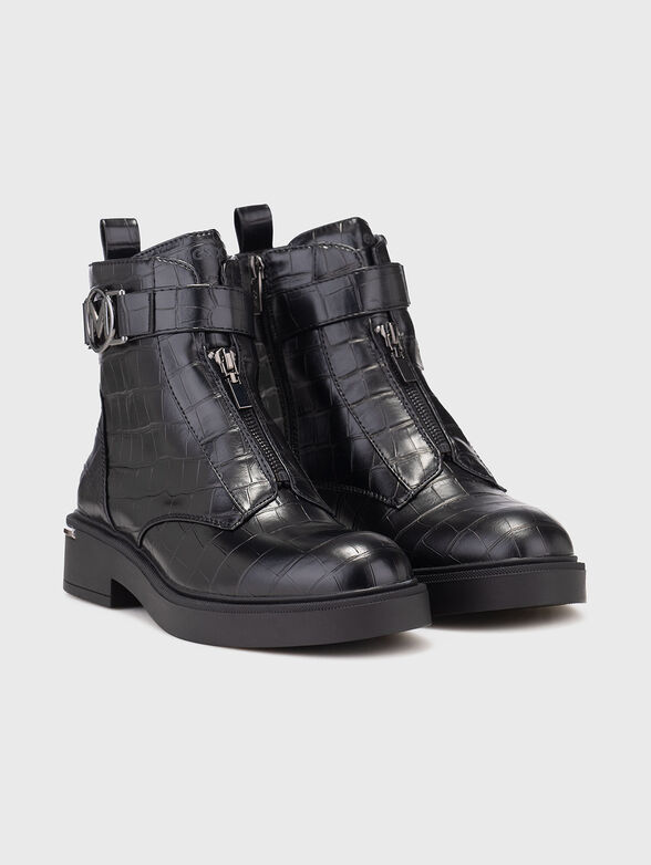 MICLA KASIA ankle boots with croco effect - 2