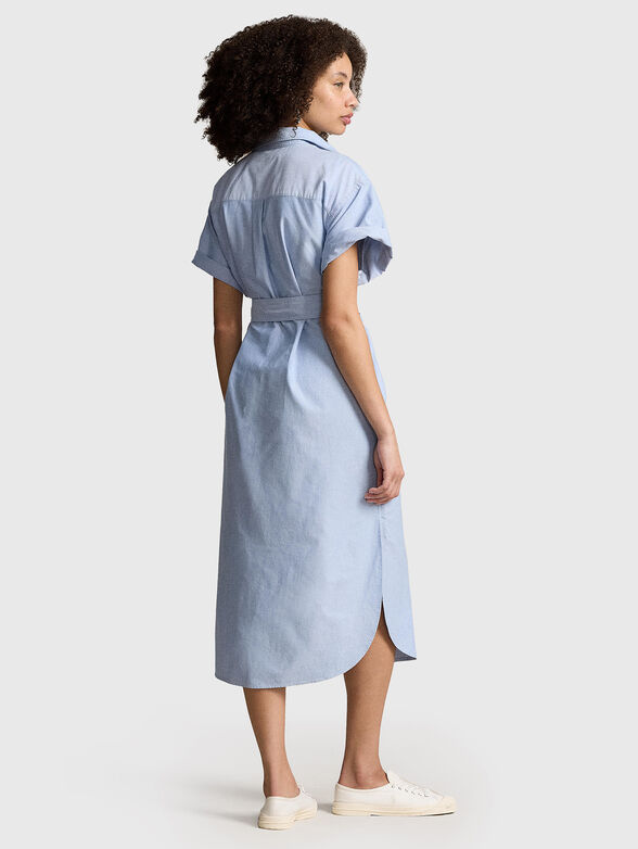 Short sleeve Oxford dress - 2