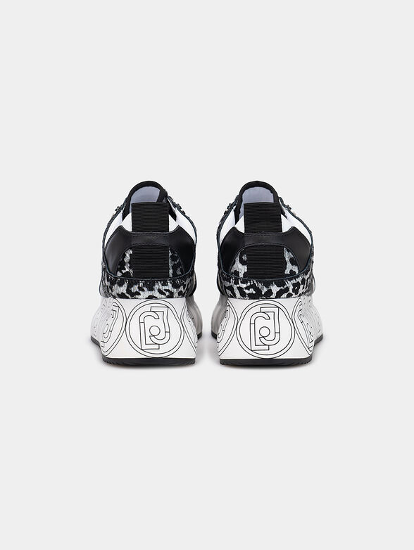 WONDER Platform sneakers with leopard print - 4