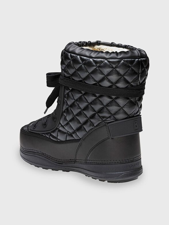 LA PLAGNE 18 leather apresque with quilted effect - 2