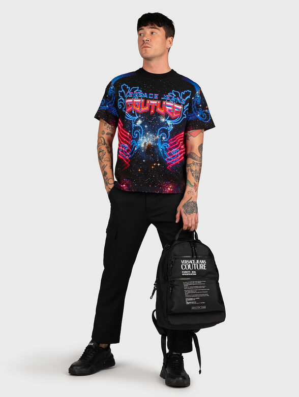 GALAXY T-shirt with multicolored art print - 2