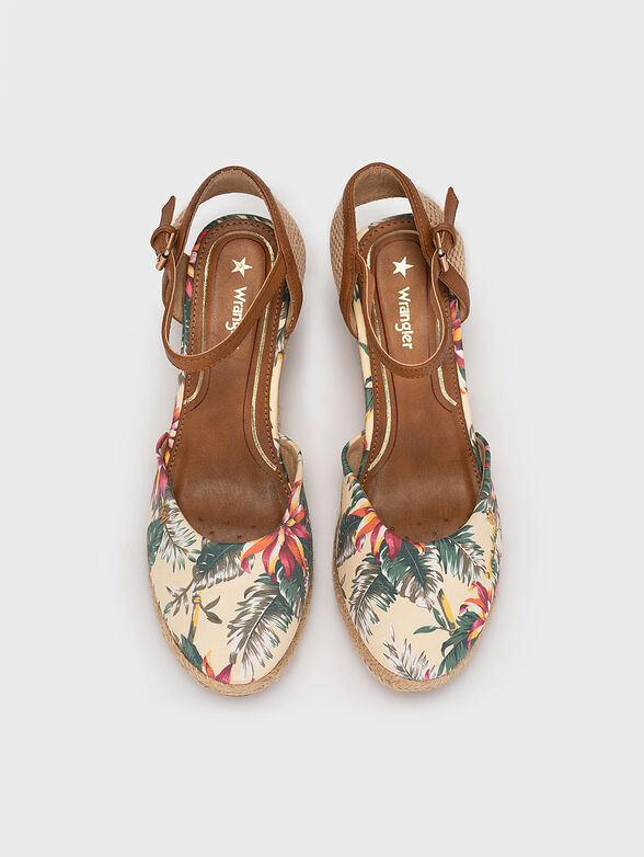 BRAVA platform espadrilles with floral print - 6