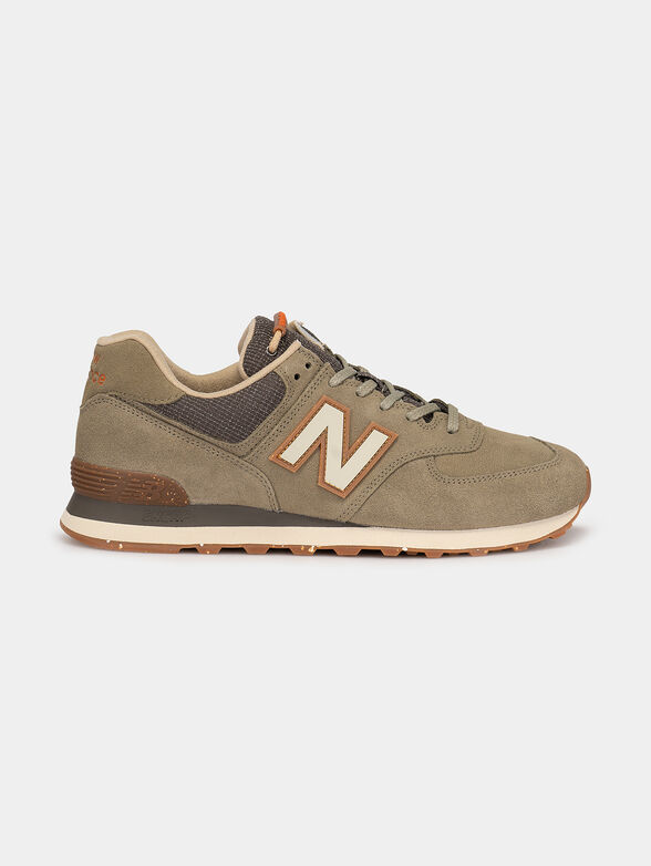 574 suede sports shoes - 1