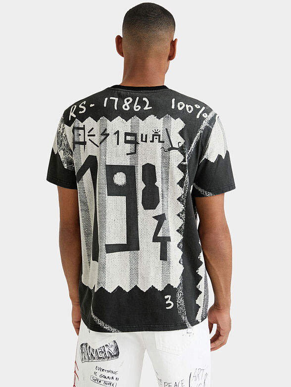 T-shirt with collage print - 3