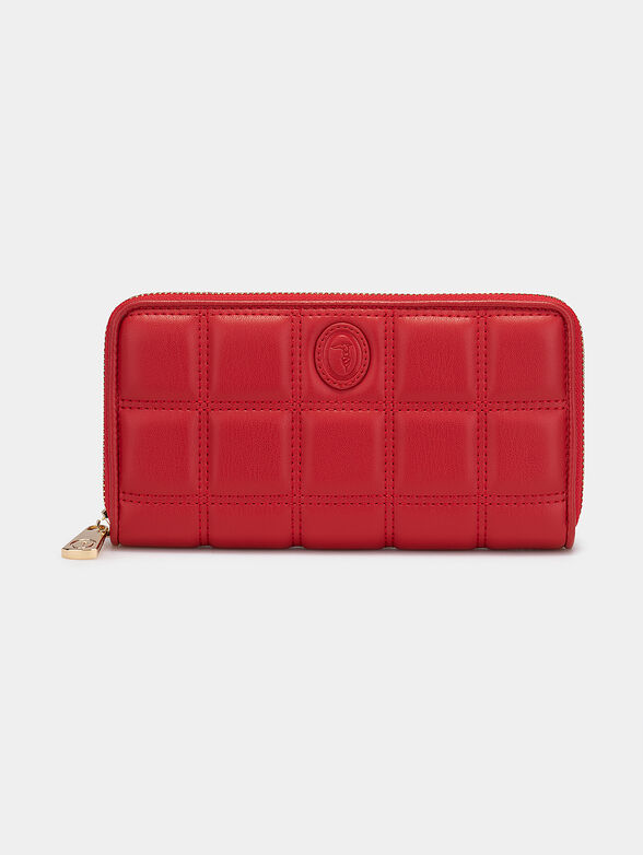 ALYSSA black quilted wallet - 1