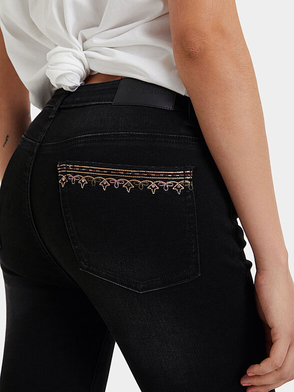 FLOYER Skinny jeans with embroidery - 6