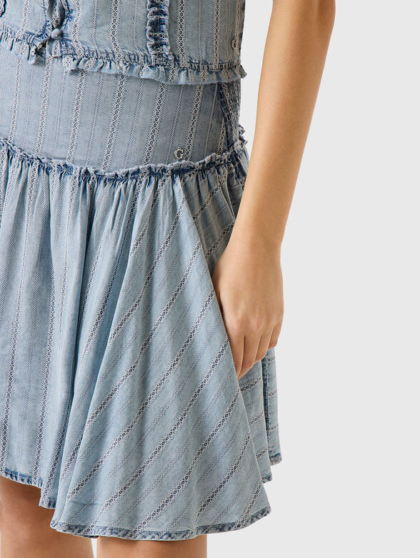 Pleated midi skirt - 3