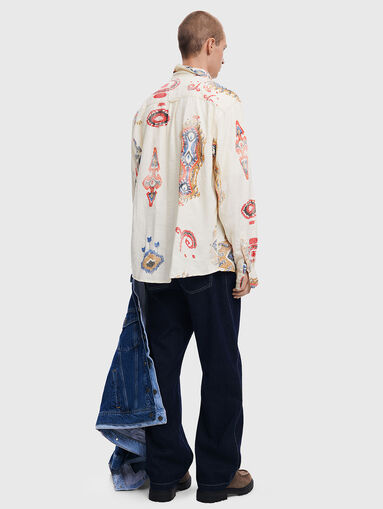 Cotton shirt with print - 2