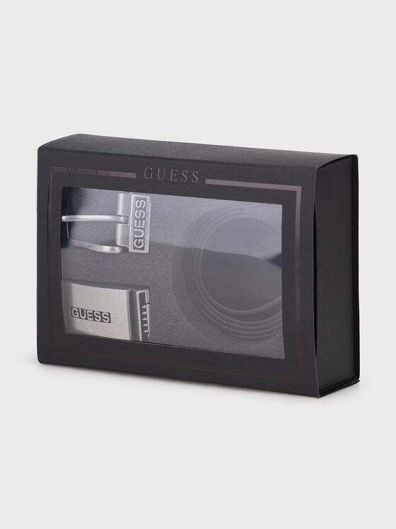 Reversible belt with two buckles - 1