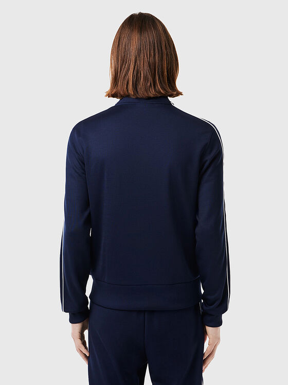 Sweatshirt with logo accent in black - 2