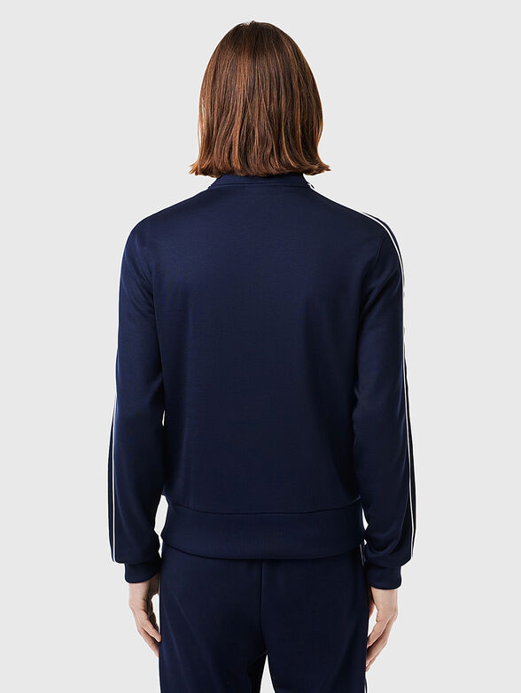 Sweatshirt with logo accent in black - 2