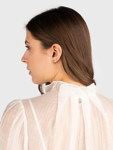 Blouse with wide sleeves - 5