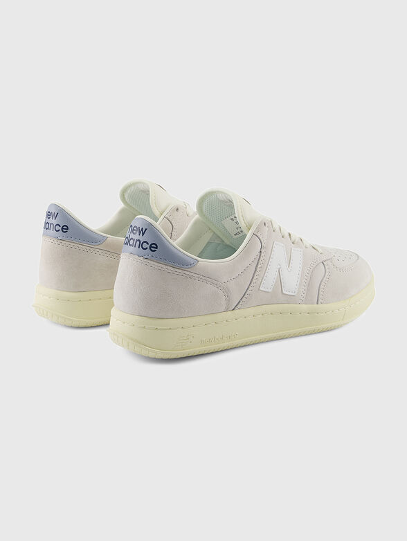 Leather and suede sneakers - 3