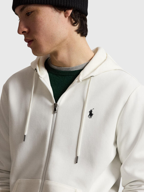 Hooded sweatshirt with zip - 4