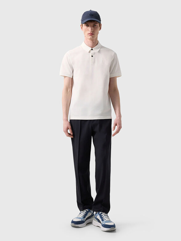Cotton-blend polo shirt - 2