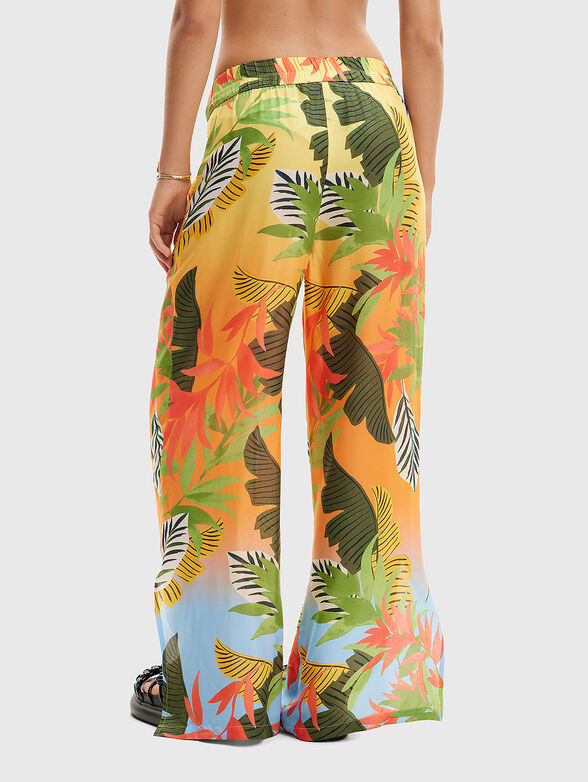 Trousers with floral print - 2