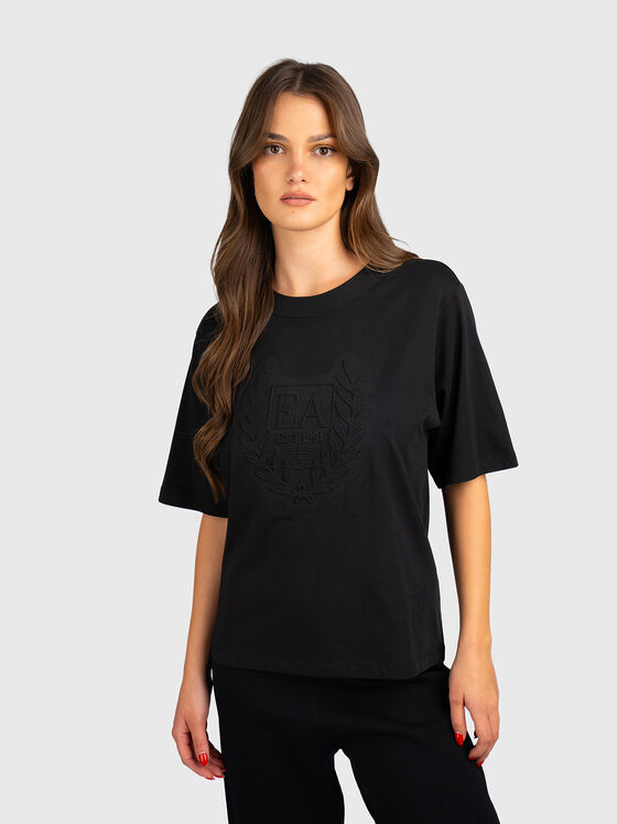 Crew neck cotton T-shirt - 1