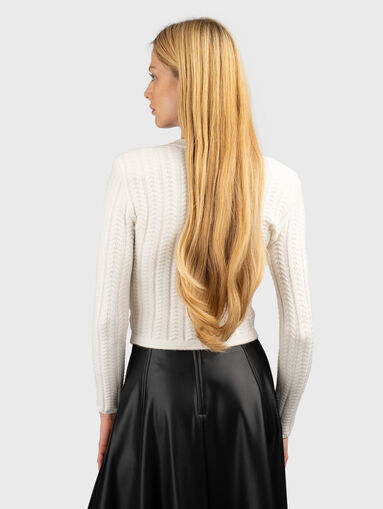 Viscose blend cardigan - 3