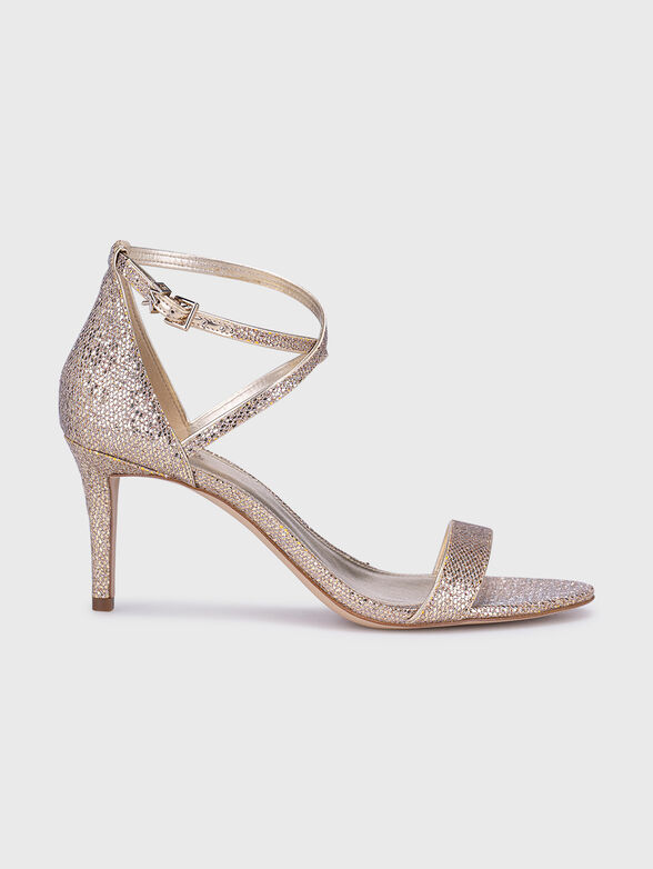 AVA golden heeled sandals  - 1