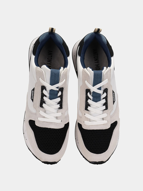 Sneakers with laces and multicolor accents - 6