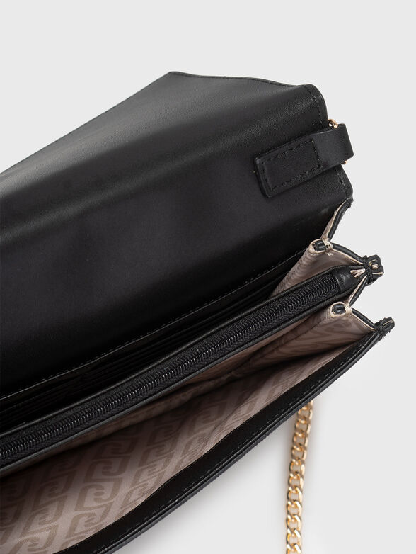 Small black bag with saffiano effect  - 6