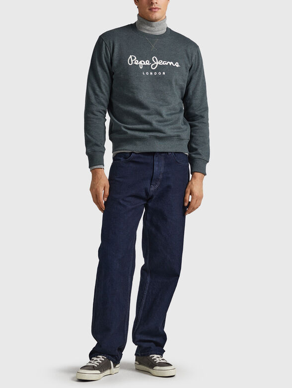 NOUVEL sweatshirt with contrasting logo embroidery - 2