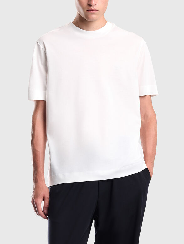 White cotton T-shirt - 1